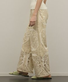 GRACE CONTINENTAL パネル刺繍パンツ