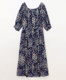 GRACE CONTINENTAL ランダムハートドレープワンピース