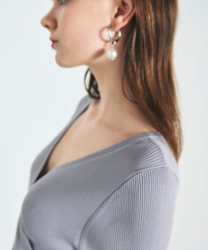 GRACE CONTINENTAL チュールコンビニットワンピース