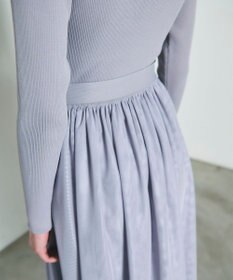 GRACE CONTINENTAL チュールコンビニットワンピース