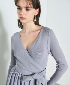 GRACE CONTINENTAL チュールコンビニットワンピース