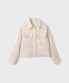 GRACE CONTINENTAL ツイードクロップドジャケット