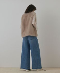 GRACE CONTINENTAL フェイクフォックスファ－ベスト