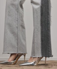 GRACE CONTINENTAL リメイクフレアデニムパンツ