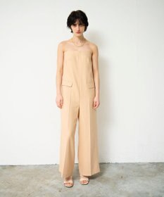 GRACE CONTINENTAL リネンタッチビスチェサロペ