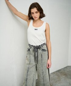 GRACE CONTINENTAL リブタンクトップ