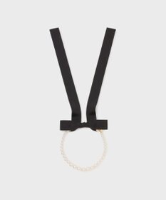 GRACE CONTINENTAL パールリボンネックレス