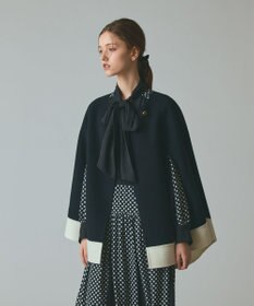 GRACE CONTINENTAL ストール付リバーケープ