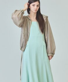 GRACE CONTINENTAL マクラメメッシュフーディー