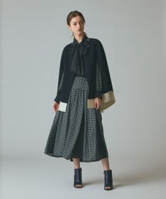 GRACE CONTINENTAL ストール付リバーケープ