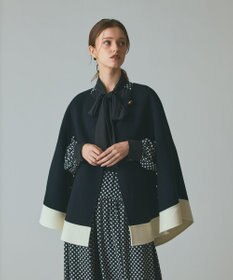 GRACE CONTINENTAL ストール付リバーケープ