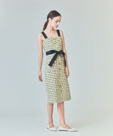 GRACE CONTINENTAL チュールヤーンツイードワンピース