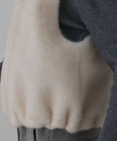 GRACE CONTINENTAL フェイクミンクベスト