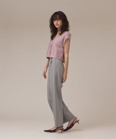 GRACE CONTINENTAL ショートフェザーニットトップ