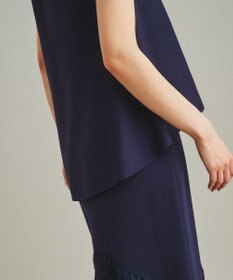 GRACE CONTINENTAL フラワーコードニットトップ