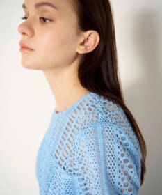 GRACE CONTINENTAL メッシュレースワンピース