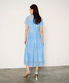 GRACE CONTINENTAL メッシュレースワンピース