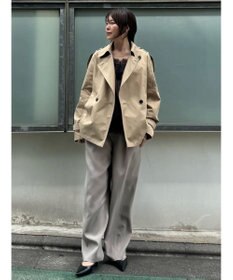 GRACE CONTINENTAL オーバーショートトレンチ