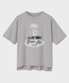 GRACE CONTINENTAL リゾートプリントTシャツ