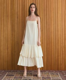 GRACE CONTINENTAL ラメチェックキャミドレス