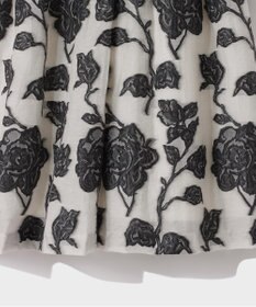 GRACE CONTINENTAL フラワージャガードテーラードレス