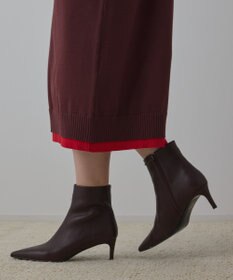 GRACE CONTINENTAL バイカラーストレートニットワンピース