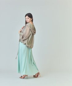 GRACE CONTINENTAL マクラメメッシュフーディー