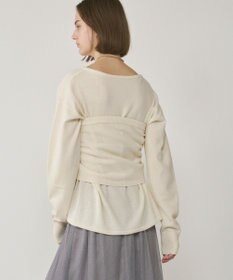GRACE CONTINENTAL ウールベアニットトップ