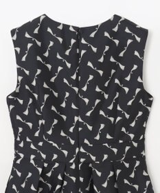 GRACE CONTINENTAL リボンジャガードワンピース