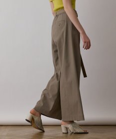 GRACE CONTINENTAL ストレッチワイドパンツ