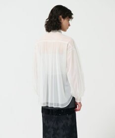 GRACE CONTINENTAL チュールレイヤードシャツ