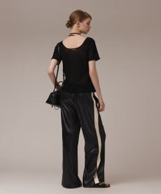 GRACE CONTINENTAL フロッキーチュールカットトップ