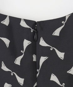 GRACE CONTINENTAL リボンジャガードワンピース