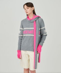 GRACE CONTINENTAL カシミヤレタードトップ