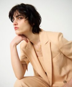 GRACE CONTINENTAL リネンタッチビスチェサロペ