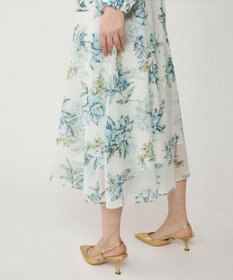 GRACE CONTINENTAL フラワーレイヤーワンピース