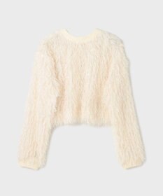 GRACE CONTINENTAL フリンジニットカーディガン