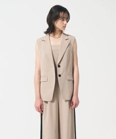 GRACE CONTINENTAL バックチュールジレ ベージュ