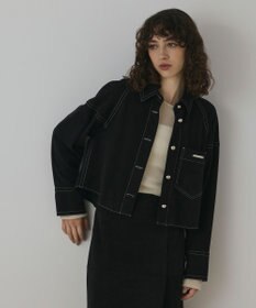 GRACE CONTINENTAL フェイクスウェードブラウス