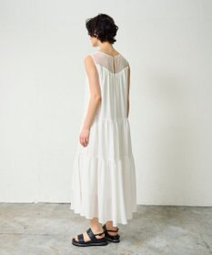 GRACE CONTINENTAL シアードレープマキシ