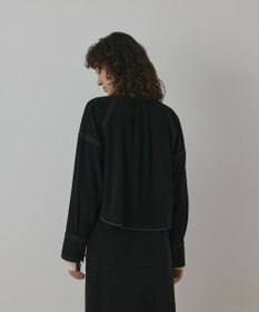 GRACE CONTINENTAL フェイクスウェードブラウス