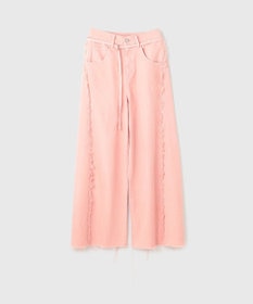 GRACE CONTINENTAL フリンジバギーパンツ