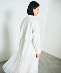 GRACE CONTINENTAL レイヤードドロストシャツ