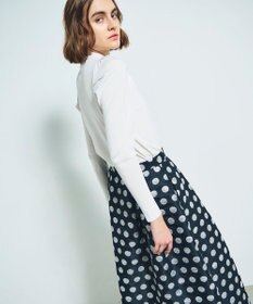 GRACE CONTINENTAL タックスリーブニットトップ