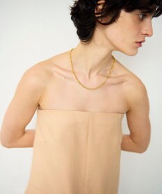 GRACE CONTINENTAL リネンタッチビスチェサロペ