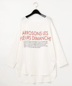 レタードプリントトップ / GRACE CONTINENTAL | GRACE CONTINENTAL  