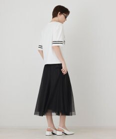 GRACE CONTINENTAL カレッジロゴプリントTシャツ