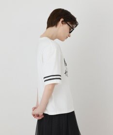 GRACE CONTINENTAL カレッジロゴプリントTシャツ