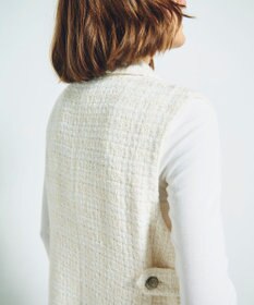 GRACE CONTINENTAL ツイードジレワンピース