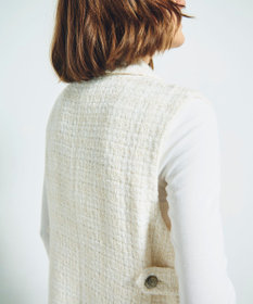 GRACE CONTINENTAL ツイードジレワンピース